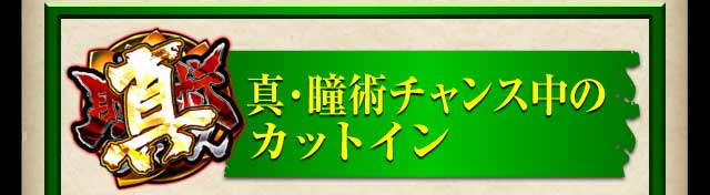 真・瞳術チャンス中のカットイン