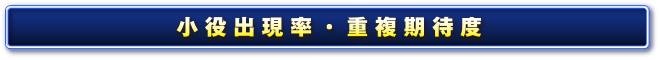 小役出現率、重複期待度