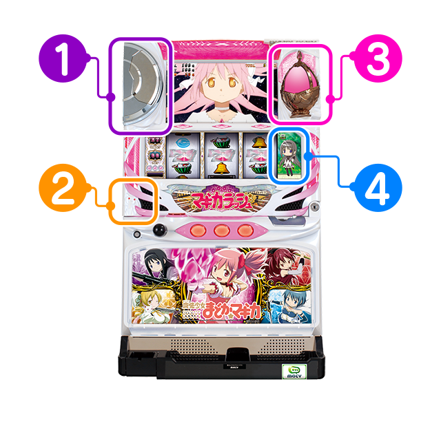 専用筐体 ｜ 「SLOT 魔法少女まどか☆マギカ」機種サイト