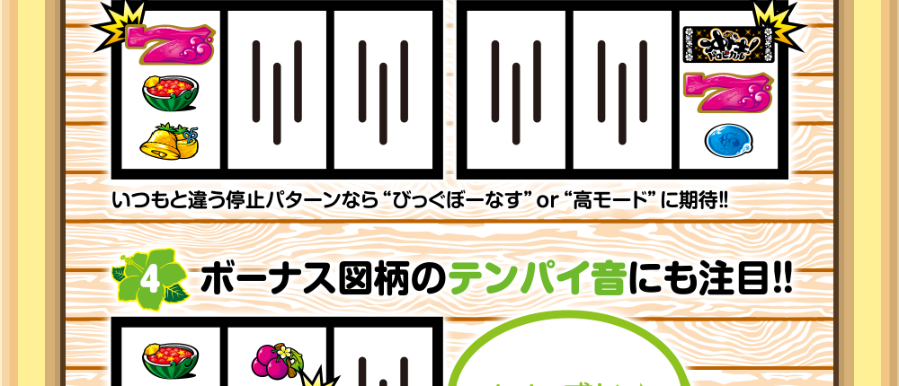 7つのトロピカルポイント